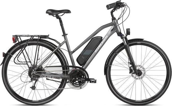 Rower elektryczny Kross Rower elektryczny Kross Trans Hybrid grafitowy/srebrny mat 2022 Rozmiar:DL-19 1