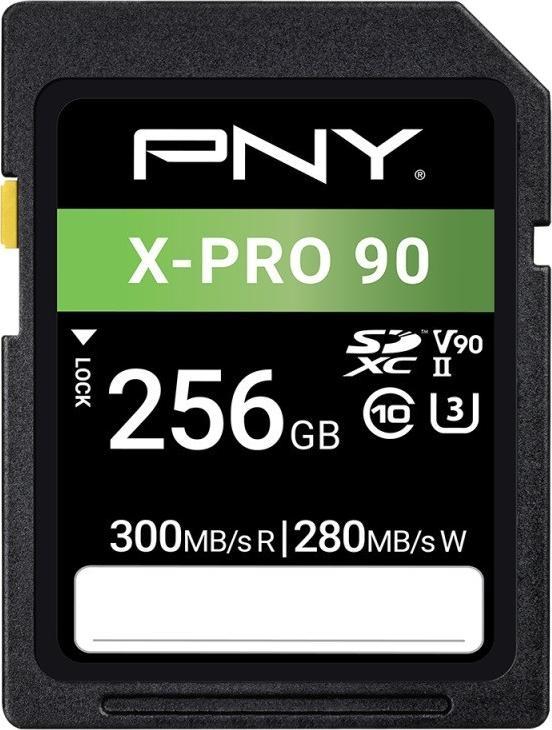 Karta PNY X-PRO 90 SDXC 256 GB UHS-II/U3 V90 (P-SD256V90300XPRO9-GE) 1
