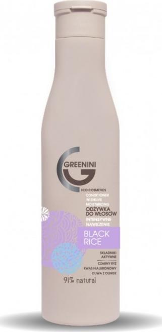 Greenini GREENINI_Black Rice Conditioner intensywnie nawilżająca odżywka do włosów Czarny Ryż 250ml 1