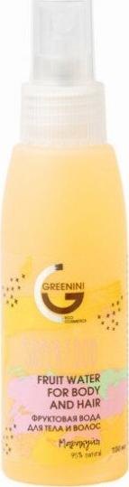 Greenini GREENINI_Superfood Fruit Water for Body and Hair woda owocowa do ciała i włosów Marakuja 150ml 1