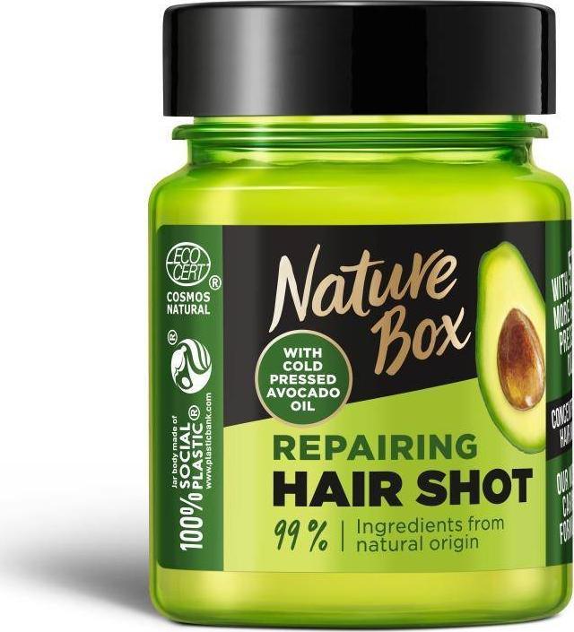 Nature Box NATURE BOX_Repairing Hair Shot skoncetrowana maska do włosów z Olejem z Awokado 60ml 1
