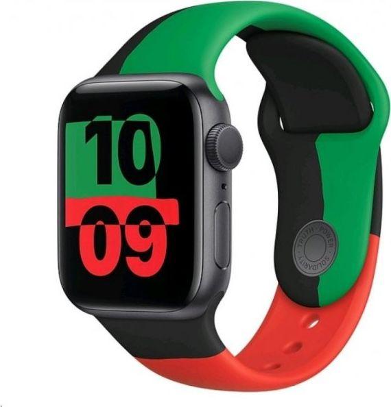 Smartwatch Apple Watch Series 6 GPS 40mm Black Unity Zielony  (MJ6N3WB/A) 1