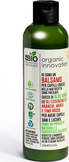 Organic Innovation ORGANIC INNOVATION_Naturalna odżywka oczyszczająco-regenerująca do włosów przetłuszczającyh się 250ml 1