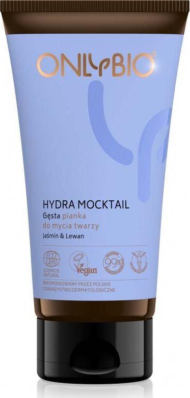 Only Bio ONLYBIO_Hydra Mocktail gęsta pianka do mycia twarzy Jaśmin i Lewan 150ml 1
