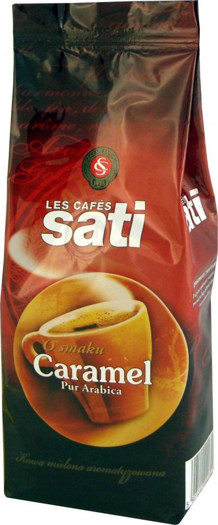 Kawa mielona Cafe Sati Polska Cafe Sati Caramel 250g kawa mielona 1