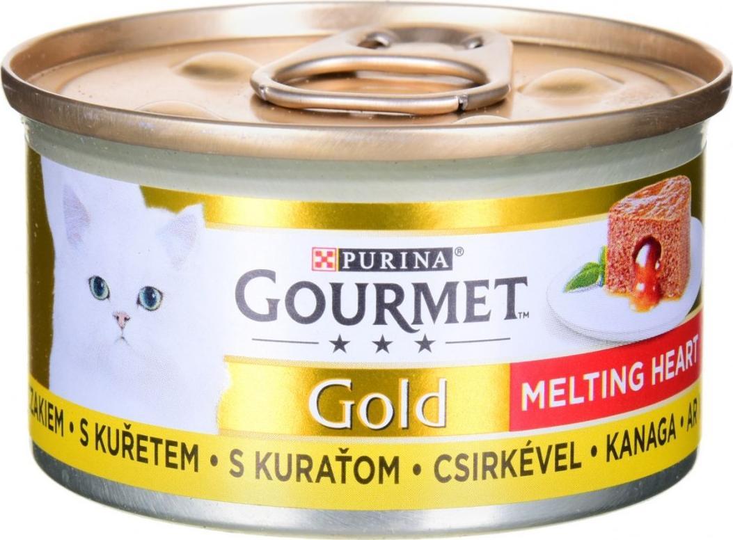 Purina GOURMET GOLD Melting Heart Kurczak 85g 1