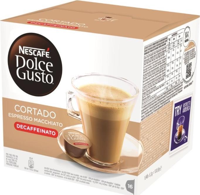 Nescafe Kawa Nescafe Dolce Gusto Cortado de Caffeinato 16 k 1
