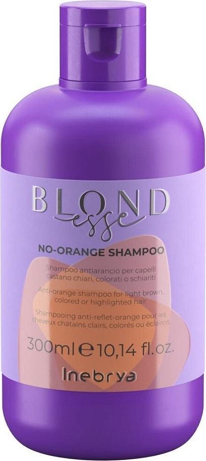 Inebrya INEBRYA_Blondesse No-Orange Shampoo szampon do włosów jasnobrązowych, farbowanych i rozjaśnianych 300ml 1