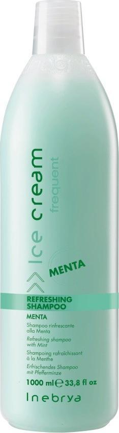Inebrya INEBRYA_Ice Cream Frequent Refreshing Shampoo szampon nawilżający do codziennego stosowania Mięta 1000ml 1