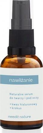 Needit nature Naturalne serum do twarzy i pod oczy Kwas hialuronowy Krokus 30 ml 1