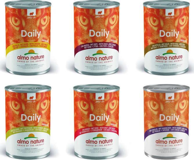 Almo Nature Almo Nature Daily MIX smaków dla kota 12x400g 1