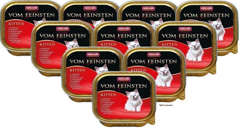Animonda Animonda VOM FEINSTEN KITTEN Wołowina 16x100g 1