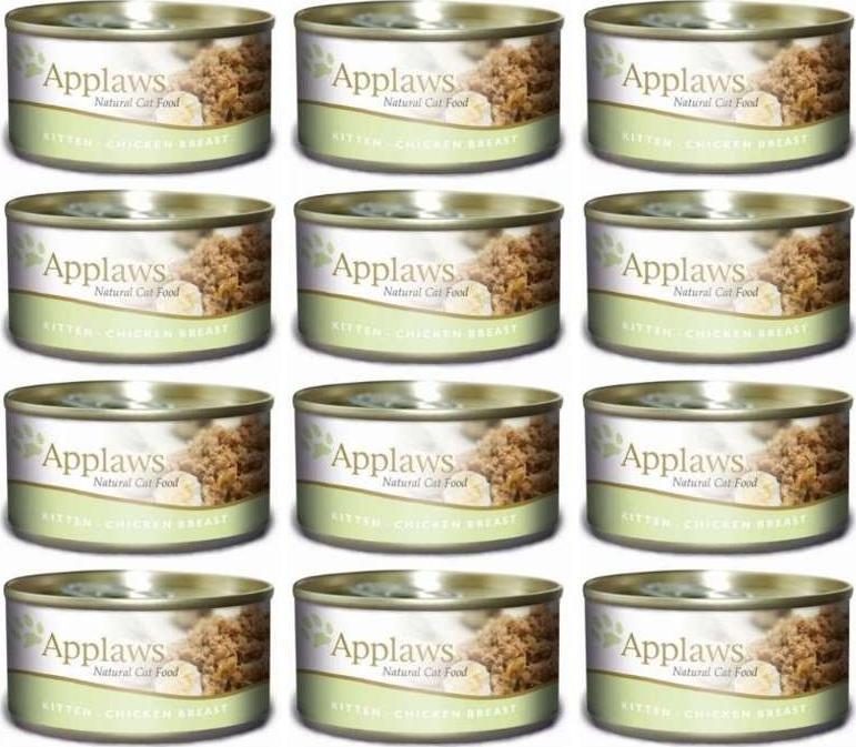 Applaws Applaws Cat Tin Kitten pierś z kurczaka 12x70g 1