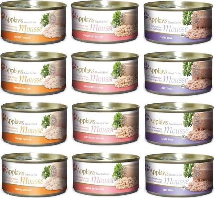 Applaws Applaws Cat Mousse Tin mus 12x70g 1
