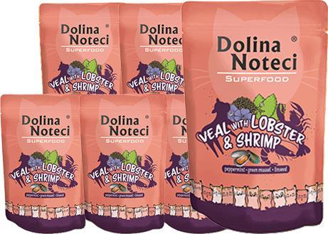 Dolina Noteci Dolina Noteci Superfood cielęcina z homarem i krewetkami 10x85g 1