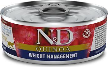 Farmina Farmina N&D Kot Quinoa Weight Management Jagnięcina 80g 1