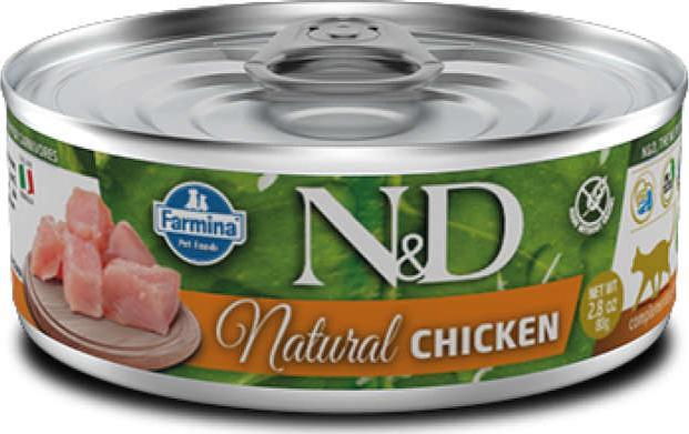 Farmina Farmina Natural z kurczakiem 80g 1