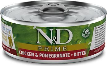 Farmina Farmina N&D Kocięta Prime Kurczak i Granat 80g 1