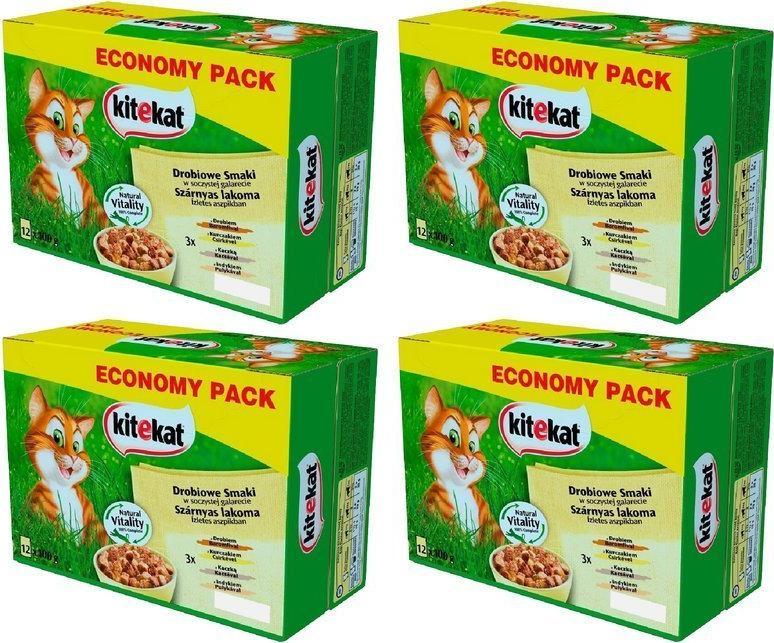 Kitekat Kitekat Drobiowe Smaki 12x100g 1