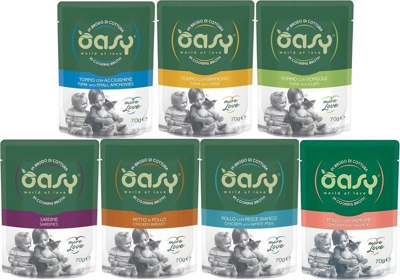 Oasy OASY More Love MIX smaków dla kota 10x70G 1
