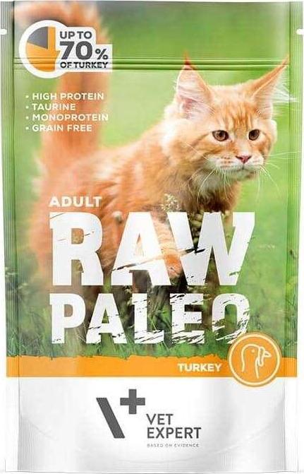 Raw Paleo Vet Expert Raw Paleo Adult z indykiem 100g 1