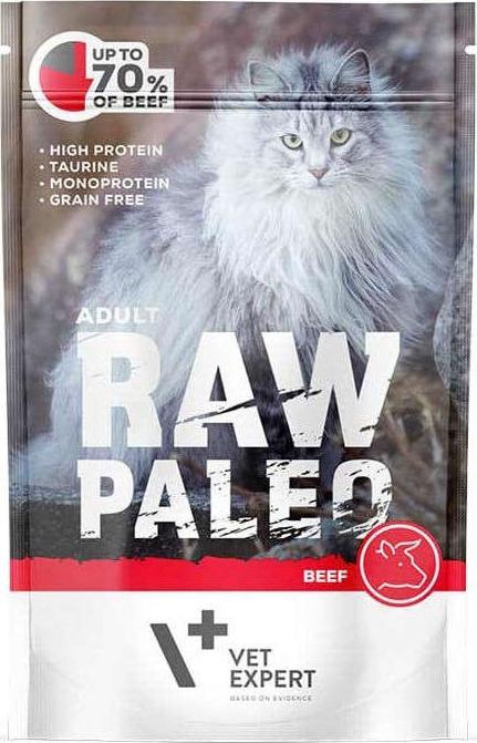 Raw Paleo Vet Expert Raw Paleo Adult z wołowiną 100g 1