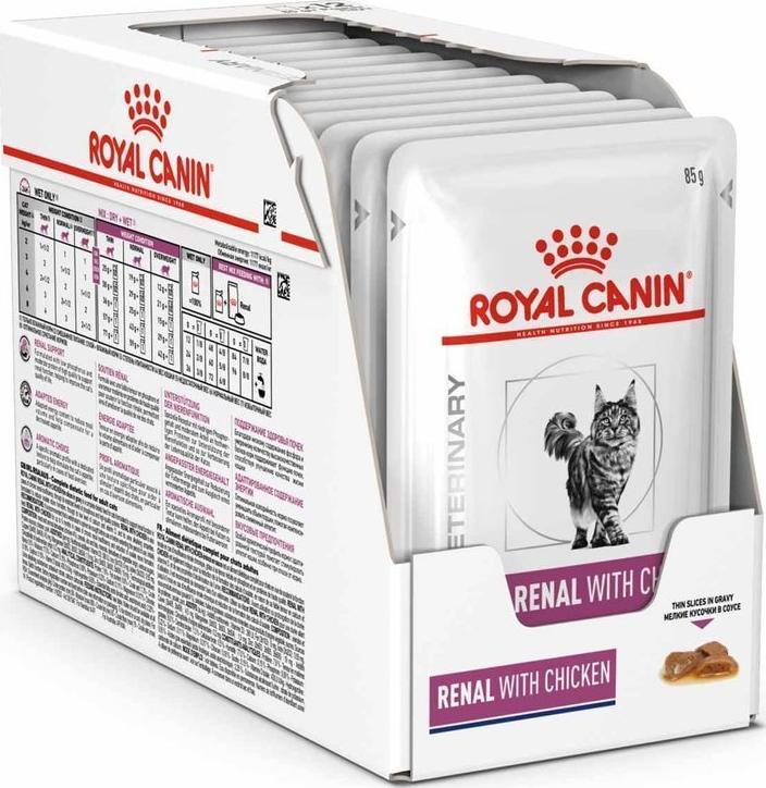 Royal Canin Royal Canin Veterinary Diet Renal Kurczak 12x85g 1
