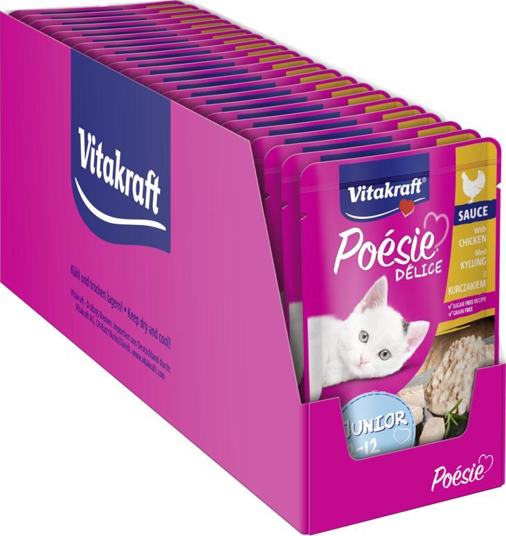 Vitakraft Vitakraft Poesie JUNIOR Kurczak dla kociąt 23x85g 1