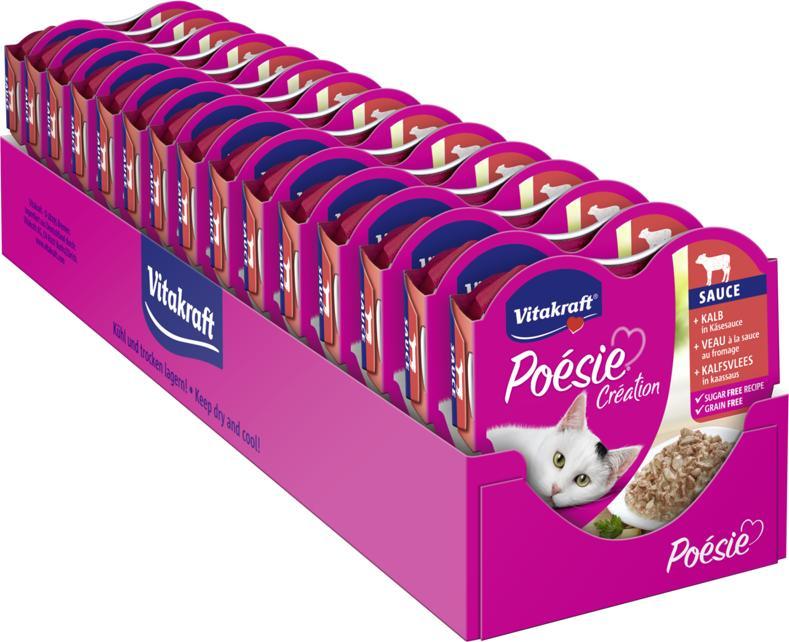 Vitakraft Vitakraft Poesie SAUCE Cielęcina z Serem 15x85g 1