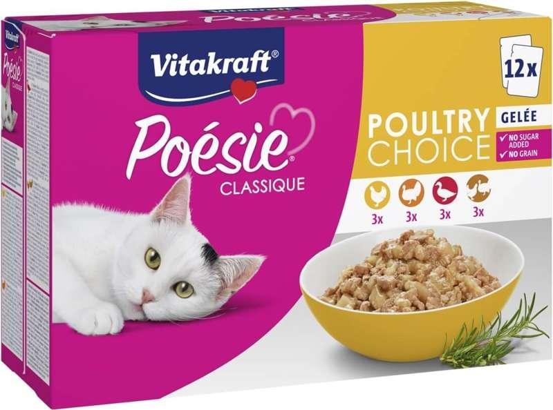 Vitakraft Vitakraft Poesie Classique multipak z drobiem 12x85g 1