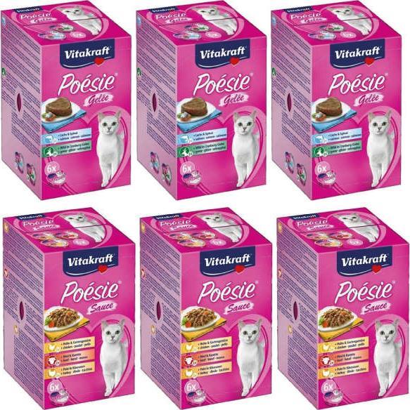 Vitakraft Vitakraft Poesie serduszko MIX smaków 36x85g 1