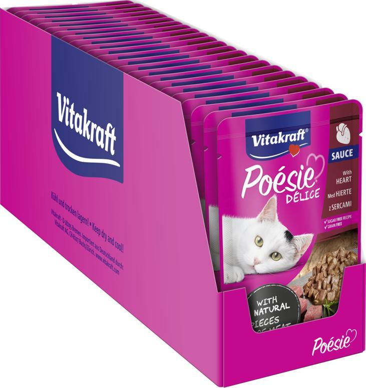 Vitakraft Vitakraft Poesie DELI SAUCE Serca 23x85g 1