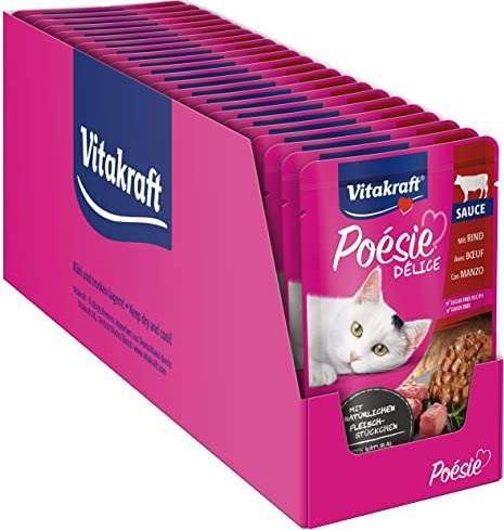 Vitakraft Vitakraft Poesie DELI Wołowina w sosie 23x85g 1