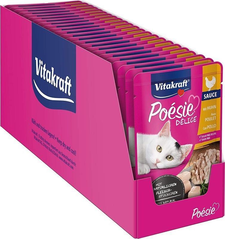 Vitakraft Vitakraft Poesie DELI Kurczak w sosie 23x85g 1