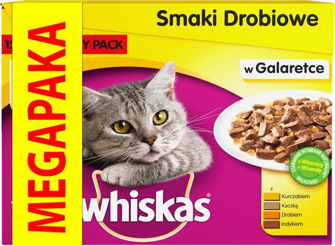 Whiskas Whiskas Smaki Drobiowe 24x100g 1