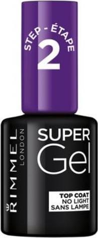 Rimmel  Rimmel Super Gel Top Coat lakier utrwalający efekt żelowego manicure 12ml - SM 1