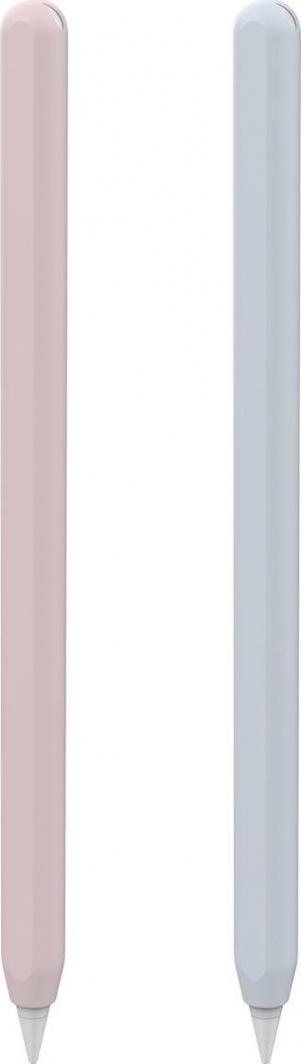 Stoyobe Stoyobe Pencil Sleeve 2x etui do Apple Pencil 2 pokrowiec nakładka obudowa na rysik różowy + jasnoniebieski 1