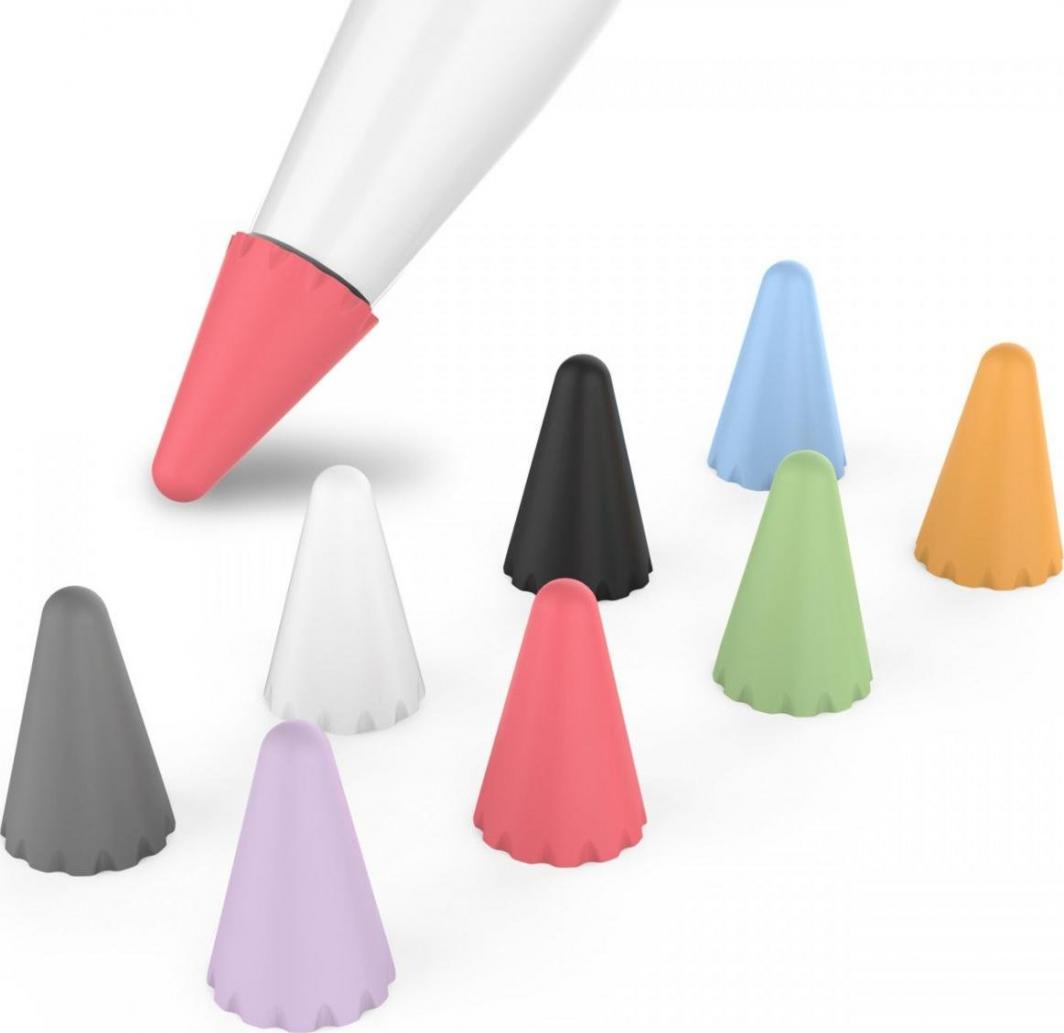 Stoyobe Nakładka na końcówkę Nib Cover Apple Pencil 1/2 8 szt. Miks kolorów 1