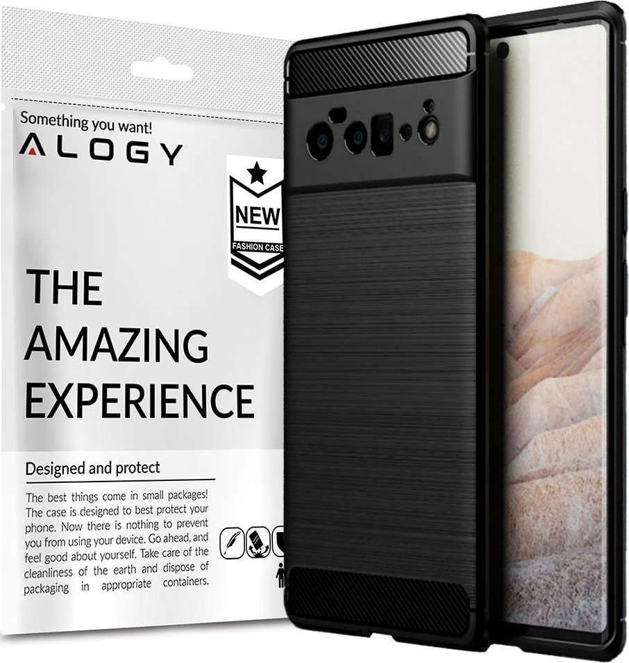 Alogy Etui obudowa Alogy Rugged Armor TPU Carbon do Google Pixel 6 Pro Black 1