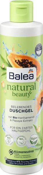 Balea Balea Natural Żel Pod Prysznic z Olejem z Nasion Konopi i Ekstraktem z Papai 1