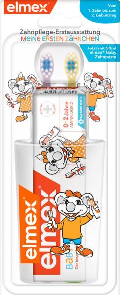 Elmex  Elmex Baby Zestaw Pasta Szczoteczka od 0 do 2 lat 1