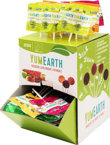 YumEarth YUM EARTH BIO Naturalny Lizak Wiele Smaków 1