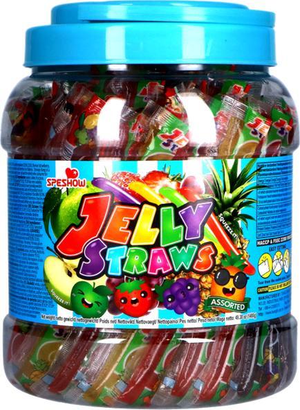 Speshow Żelki owocowe Jelly Straws, różne smaki 1,4kg - Speshow 1