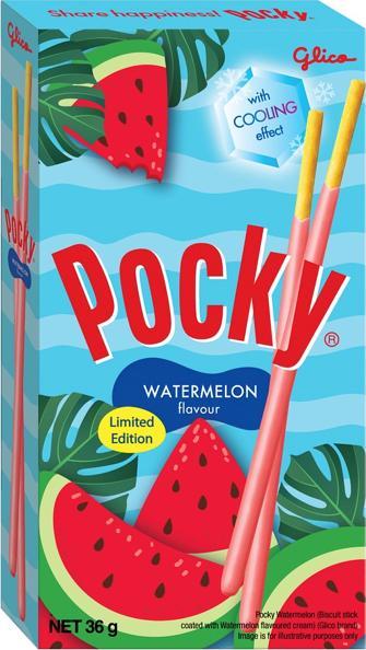 Glico Paluszki Pocky Arbuzowe Limited Edtition 36g - Glico 1