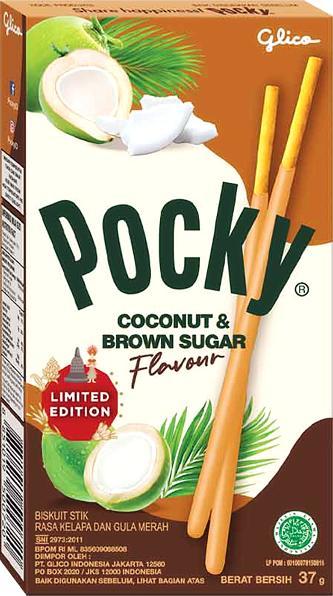 Glico Paluszki Pocky Coconut & Brown Sugar 37g - Glico 1