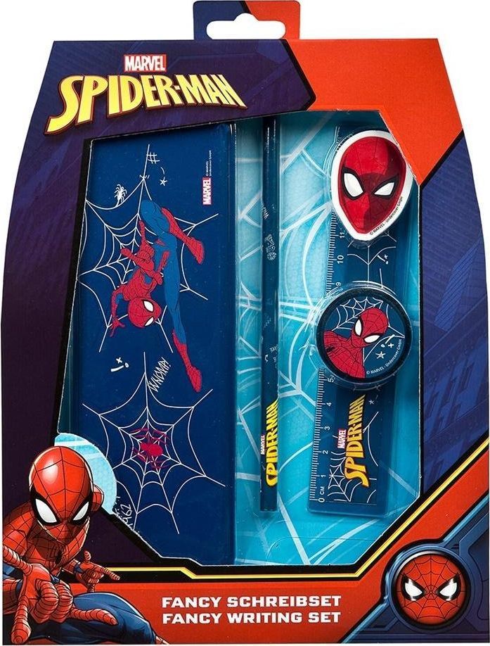 Piórnik Cass film Zestaw przyborów szkolnych Spiderman 5el 1