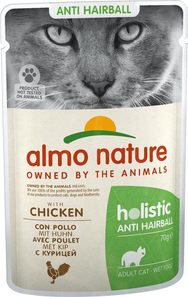 Almo Nature Almo Nature HOLISTIC Anti-Hairball z kurczakiem 70g 1