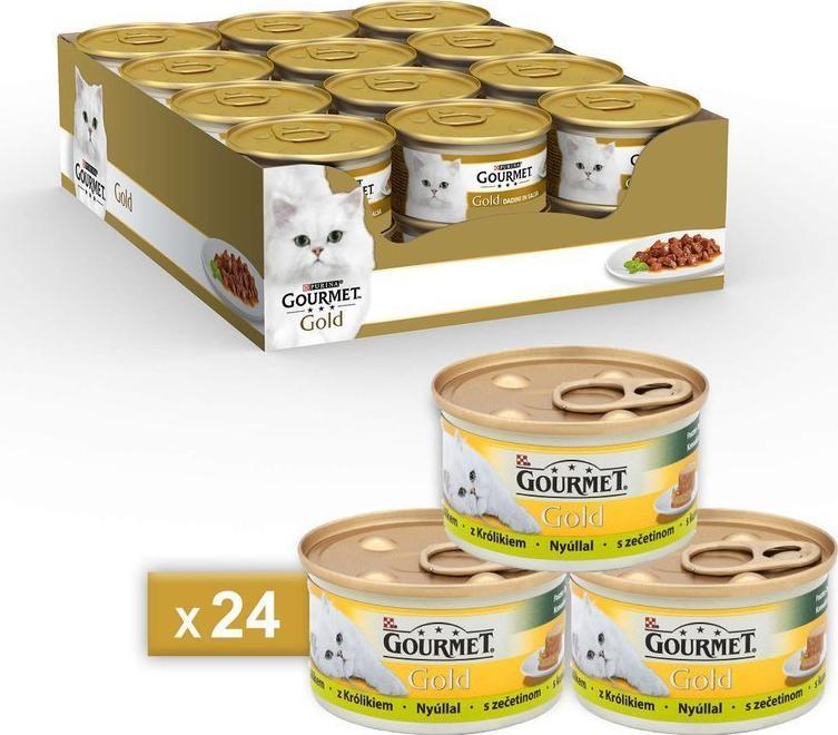 Gourmet Gourmet Gold mus z królikiem 24x85g 1