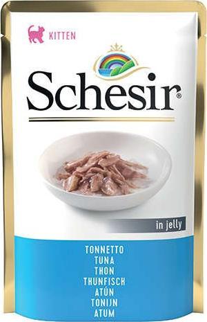 Schesir SCHESIR filety z tuńczyka w galaretce dla kociąt 85g 1