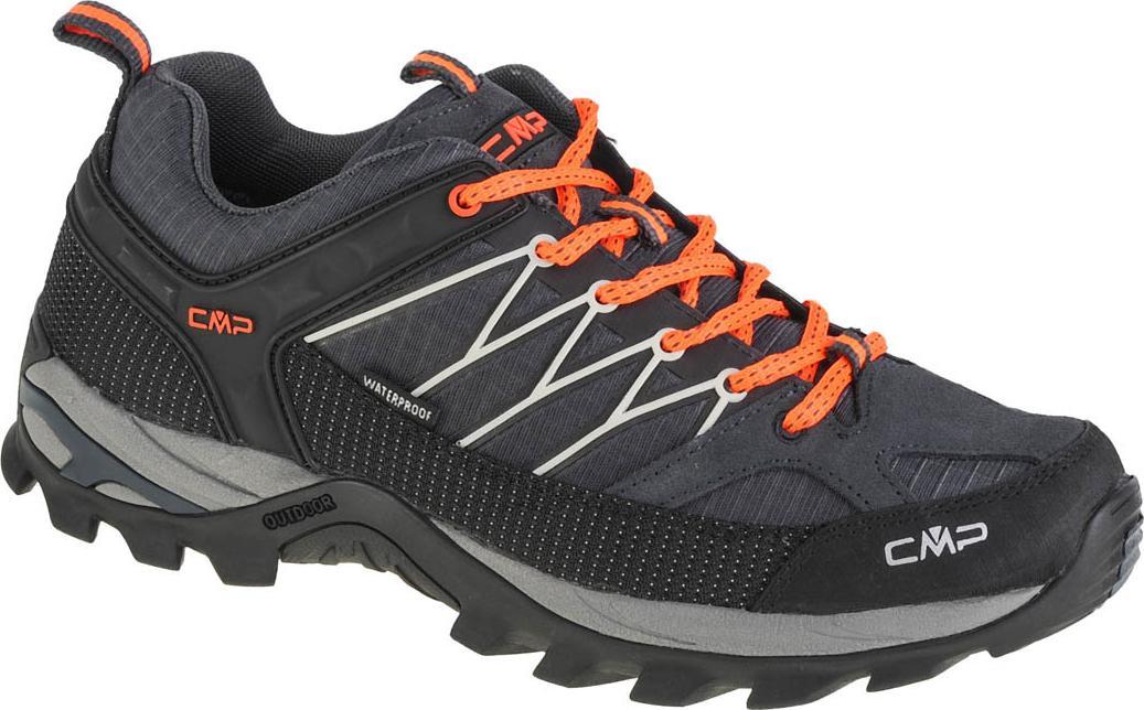 Buty trekkingowe męskie CMP Rigel Low Trekking Shoe Wp Anthracite/Flash Orange r. 44 (3Q54457-56UE) 1